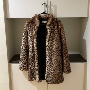 VICI Leopard Faux Fur Coat